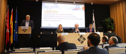 Noticia Jornada PRL SERVICIO DE SEGURIDAD, SALUD Y BIENESTAR Estudiar en Universidad Privada Madrid