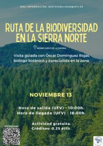 Ruta de Biodiversidad 212x300 UFV SOSTENIBLE Estudiar en Universidad Privada Madrid